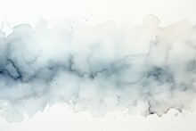 A Picture Of A Plane Flying Through A Cloud Of Smoke.