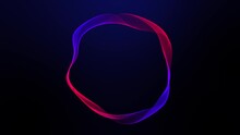 Colorful Gradient Abstract Circle Pattern Modern Animated Background. Gradient Typography Animation.