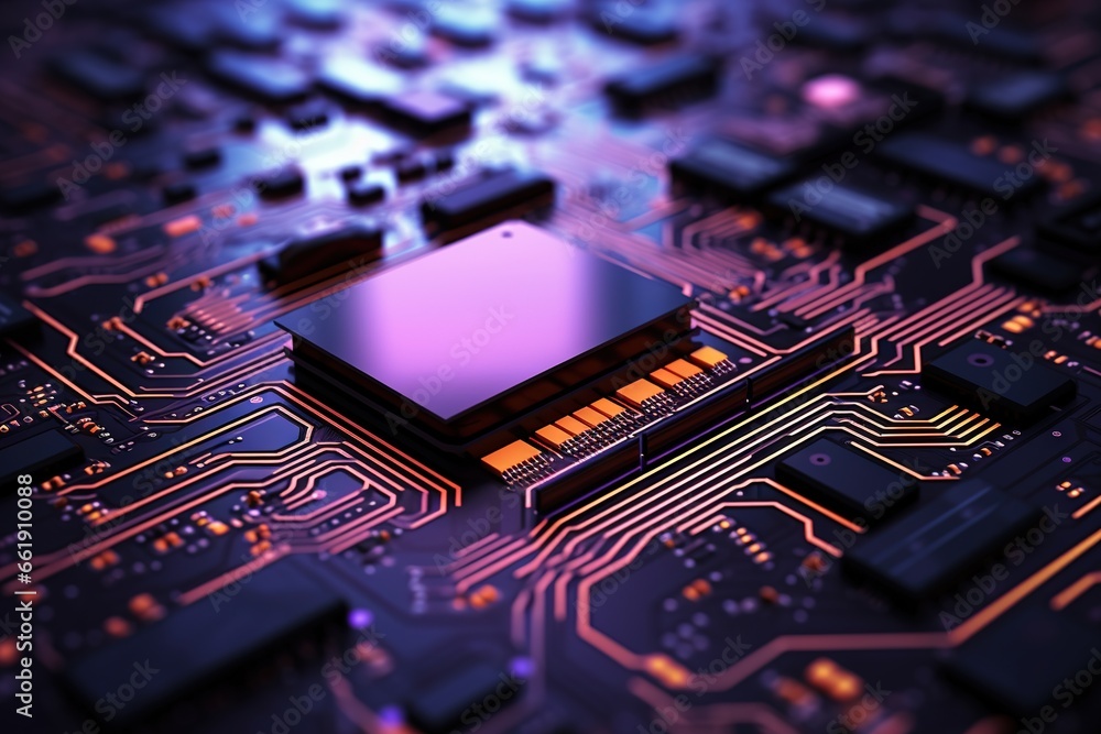 Beneath the Surface: Enigmatic Details of a Circuit Board Revealed in ...