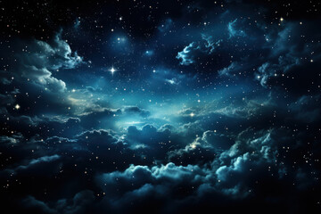 a star-studded night sky, awe-inspiring in its vastness and mystery. concept of celestial beauty. ge