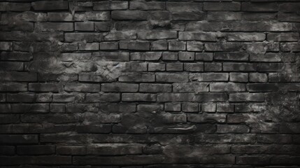  black grunge brick wall background