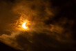 © Milton Buzon - Ring eclipse, beautiful ring eclipse on October 14, 2023 seen from the city of Araras S.P. Brazil, partial view due to location.