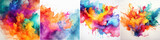 Fototapeta Kosmos - splatter messy stain color explosion ink spray stroke dye splash fantasy vibrant rough textured