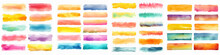 Stain Stripes Ink Stroke Gradient Pastel Dye Splash Vibrant Colorful Creativity Textured Watercolor