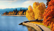 Stanley Park during the fall in Vancouver, British Columbia, Canada
