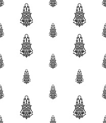 Wall Mural - Amulet Icon Seamless Pattern Y_2009001