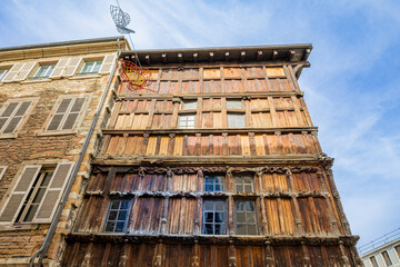 Canvas Print - La Maison de Bois à Mâcon