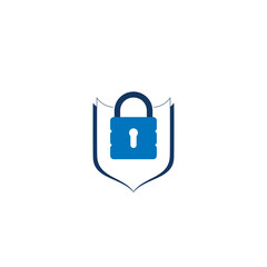 Sticker - Security Shield Logo icon isolated on transparent background