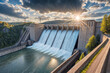 Riverside beauty: hydroelectric power station