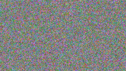 Poster - detuned color tv static noise background background