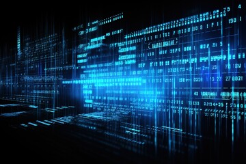 software and web developer programming code digital background , binary abstract computer script, pr