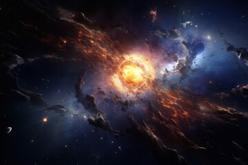 Wall Mural - supernova explosion