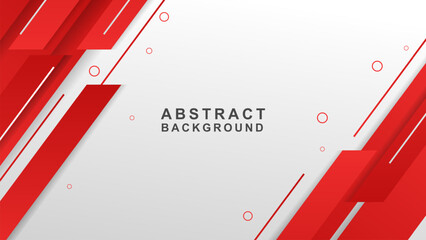 Wall Mural - red white modern abstract background design for suitable for posters, banners, brochures, covers, we