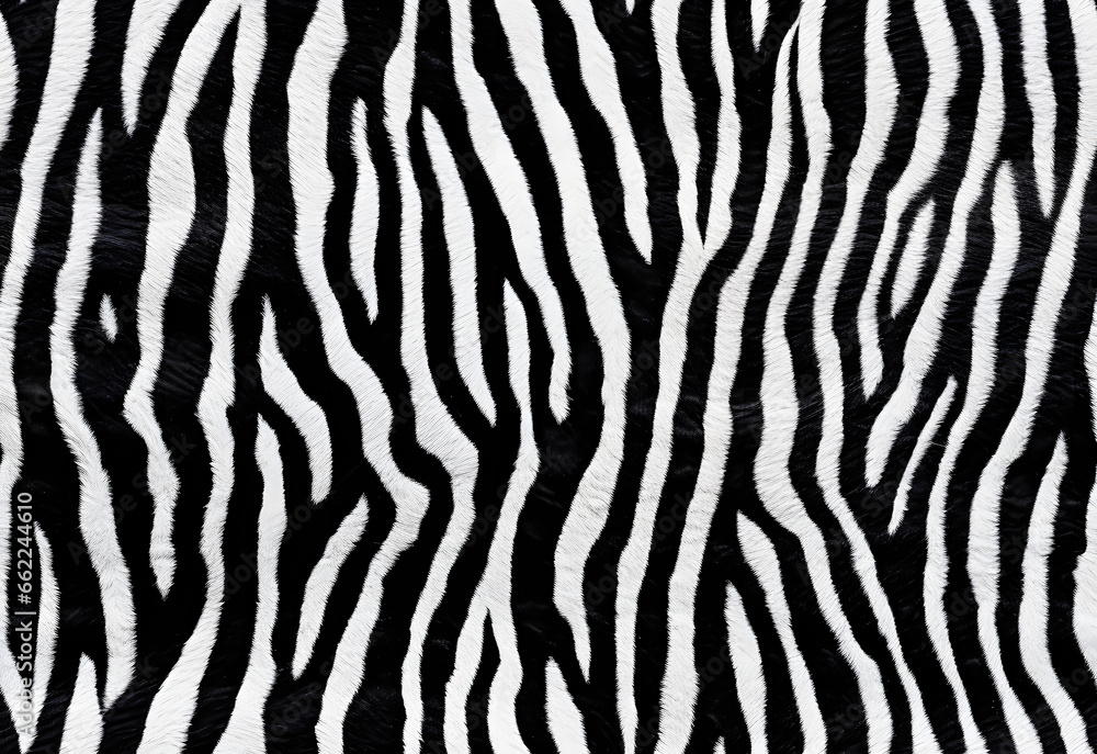 Abstract Seamless Zebra Skin Pattern Background Stock Photo | Adobe Stock
