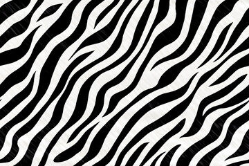 Wall Mural - Abstract Seamless Zebra Skin Pattern Background