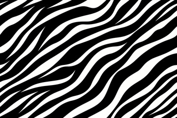 Wall Mural - Abstract Seamless Zebra Skin Pattern Background