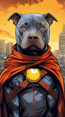 Poster - Super hero bulldog