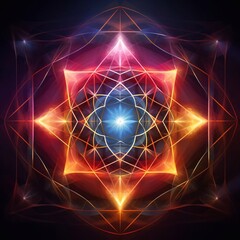 Sacred geometry volume background