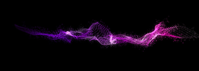 Futuristic shape abstract background. Illustration. 3D rendering.