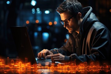 Portrait of a programmer in the modern computer world
