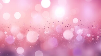 Wall Mural -  a blurry photo of a pink and purple background with bubbles.  generative ai