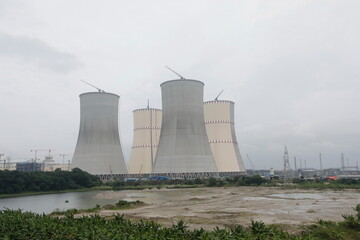  First nuclear power plant in Rooppur on the east side of the river Padma, near Ishwardi in the Pabna district of Bangladesh. 