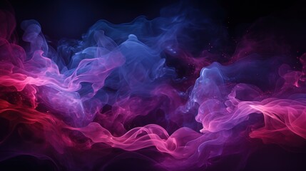 Wall Mural - Smoke with particles Texture Background Wallpaper