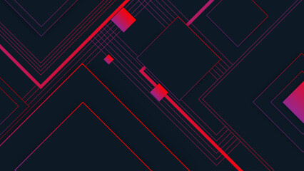 Wall Mural - modern decoration wallpaper graphic,.neon tunnel technology background