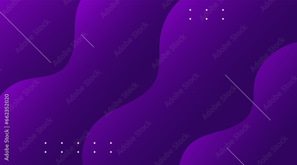 Purple gradient geometric abstract background. Wave shape background ...