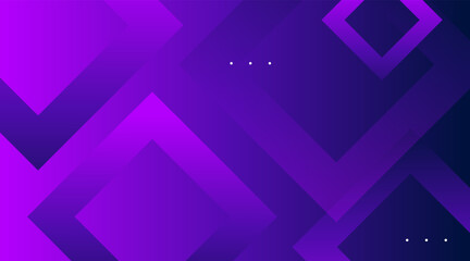 Wall Mural - Abstract gradient geometric shapes purple background. Vector illustration