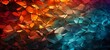 Ai abstract colorful background with water or low poly background