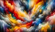 Kraft der Abstraktion: Farben, Formen und Emotionen verschmelzen in einem einzigartigen Kunstwerk voller Tiefe und Ausdruckskraft