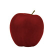 Czerwone jabłko na przezroczystym tle, png	