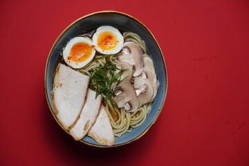 chicken ramen, asian food