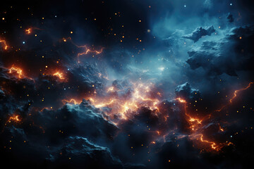 Wall Mural - an endless cosmic expanse, where universes with unique laws of physics stretch beyond imagination. g