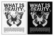 © BonkiStudio - Typographic poster with text and butterfly. Modern prints for T-shirts, hoodies, and sweaters