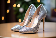 Sparkling Love, Glittering High Heels For Special Occasions