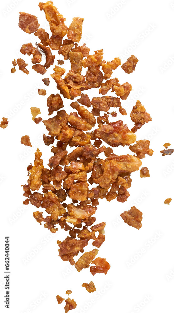 Propolis scattered top view isolated on transparent background Stock ...