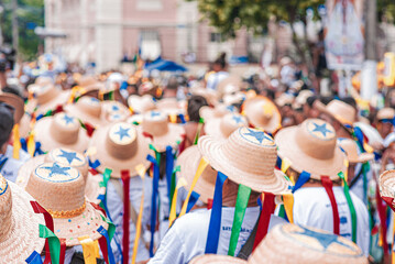 Arraial do Pavulagem is a musical group that develops an artistic and cultural movement that occupies the streets of Belém do Pará with its popular and colorful processions in June and October