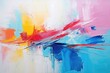 Abstract oil painting on canvas. Colorful brushstrokes of paint, Colorful modern artwork, abstract paint strokes, oil painting on canvas, AI Generated