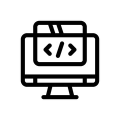 coding line icon