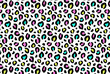 colorful seamless leopard pattern for banners, cards, flyers, social media wallpapers, etc.