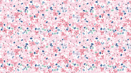 Wall Mural - seamless ditsy flowers repeating pattern, tiny flowers pattern, ditsy, liberty , meadow, floral