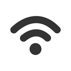 Sticker - wifi icon design vector template