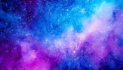 celestial beauty: nebula dust abstract in vibrant hues