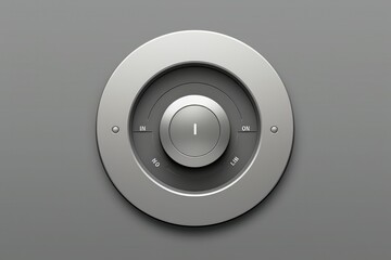 Gray buttons user interface. generative ai