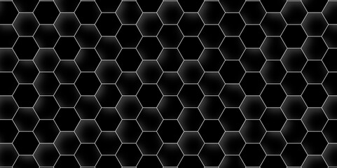 Wall Mural - Abstract geometric hexagon black background.  black background. Modern Abstract vector illustration. Poster, wallpaper, Landing page. hexagon