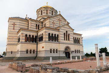 Wall Mural - Exterior of The Saint Vladimir Cathedral, Crimea