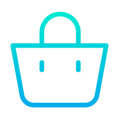 Sticker - Outline Gradient Office Bag icon