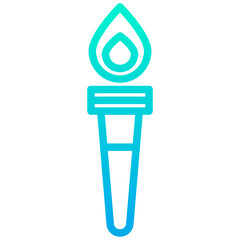 Poster - Outline Gradient Torch icon